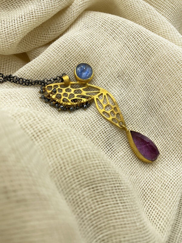 necklace butterfly tonia makri