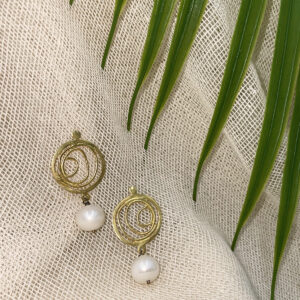 Pearl earrings Efstathia