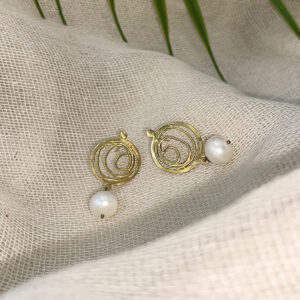Pearl earrings Efstathia