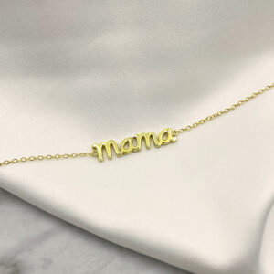 mama bracelet gold silver