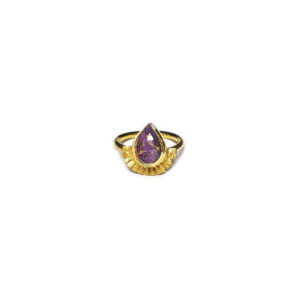 garland ring tonia makri purple copper gold plated silver