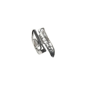 Ασημένιο ανοιχτό φαρδύ δαχτυλίδι κυκλικά σχέδια Silver open wide ring circular designs εφη ευσταθία χειροποίητο κόσμημα ασήμι efstathia handmade jewellery silver ring