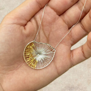 χειροποίητο κολιέ ασήμι τίνα κοτσώνη handmade necklace by tina kotsoni