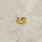 Handmade sterling silver double band ring Χειροποίητο ασημένιο δαχτυλίδι με διπλή μπάντα