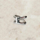 Handmade Sculptural Silver Ring, Χειροποίητο sculptural Δαχτυλίδι Ασήμι, kynthia greek jewellery workshop